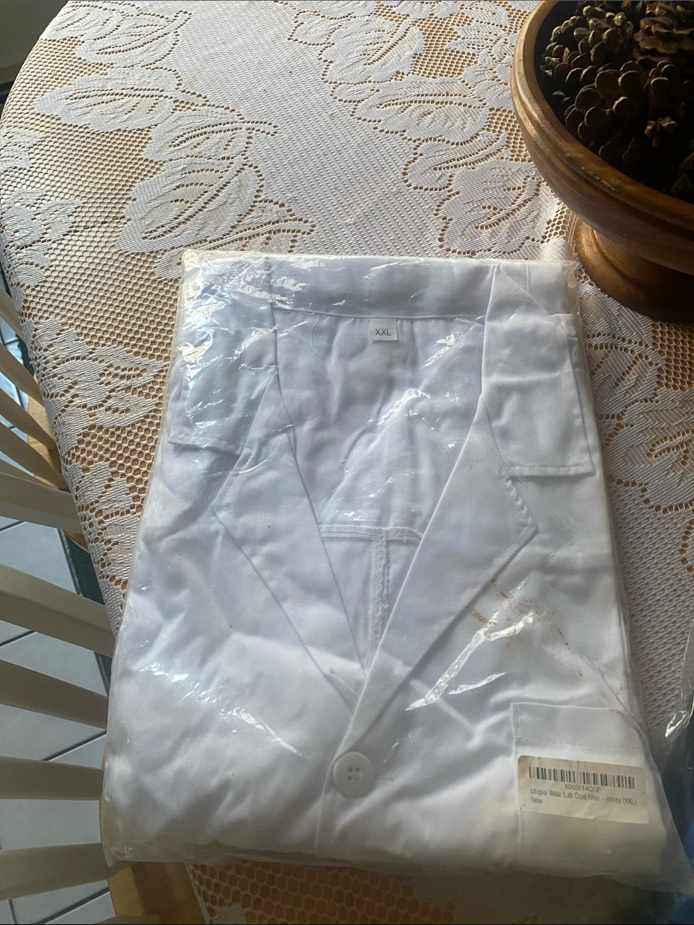 White chefs coat
